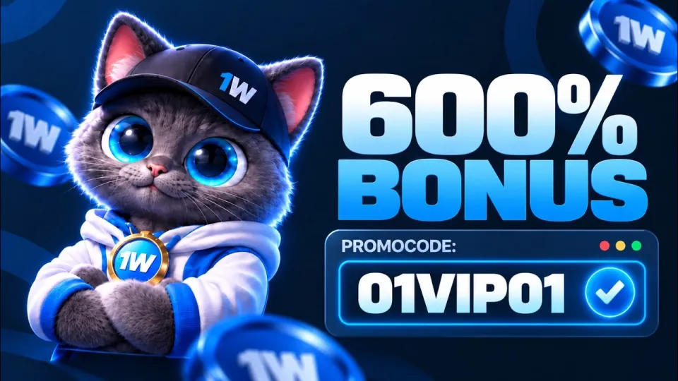 1win promo code 01VIP01 versus no code at all and which gives a better first deposit bonus